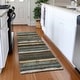 preview thumbnail 82 of 132, Premium Washable Super Soft Stripe Mayfield Rug Fudge - 2'3" x 7'6"