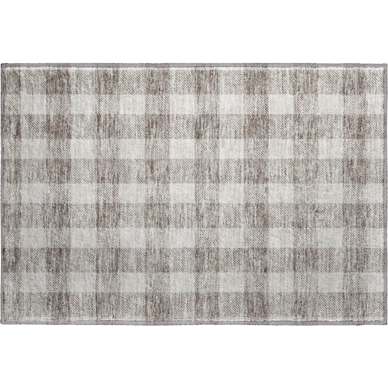 Premium Washable Super Soft Plaid Mayfield Rug