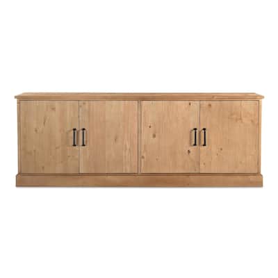 NADAAL STUDIOS Arvid, Solid Wooden Sideboard, Honey Pine