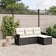 Option Black and cream 4 Piece Set