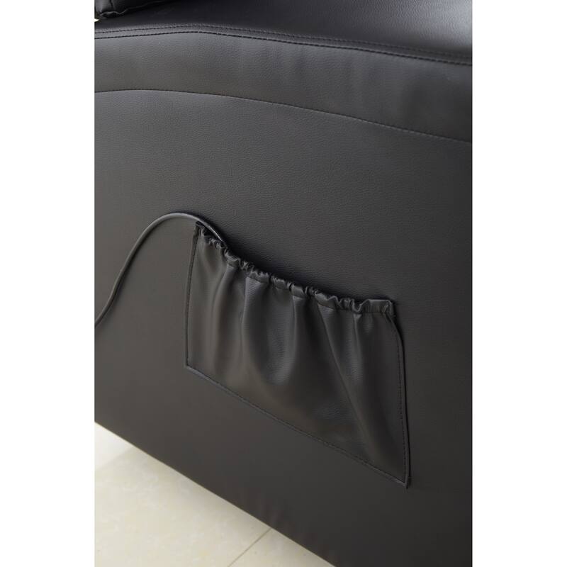 Power Lift Recliner Chair PU Leather for Elderly