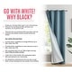 preview thumbnail 45 of 74, Dakota Complete Blackout Drapery Heavy Thermal Insulated Efficient Window Curtain Grommet Panels, 2 Panels