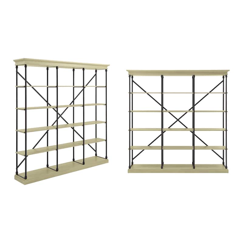 Dubrovnik Cornice Triple Shelving Bookcase