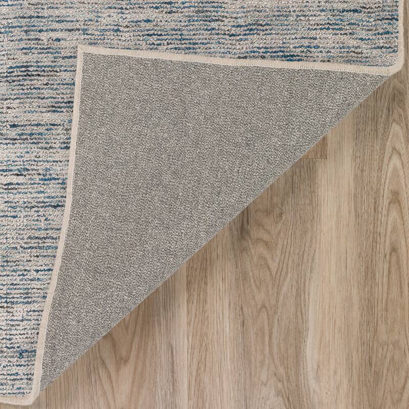Addison Villager Textured Solid Wool and Viscose Area Rug