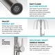 preview thumbnail 54 of 149, Kraus 2-Function 1-Handle 1-Hole Pulldown Sprayer Brass Kitchen Faucet