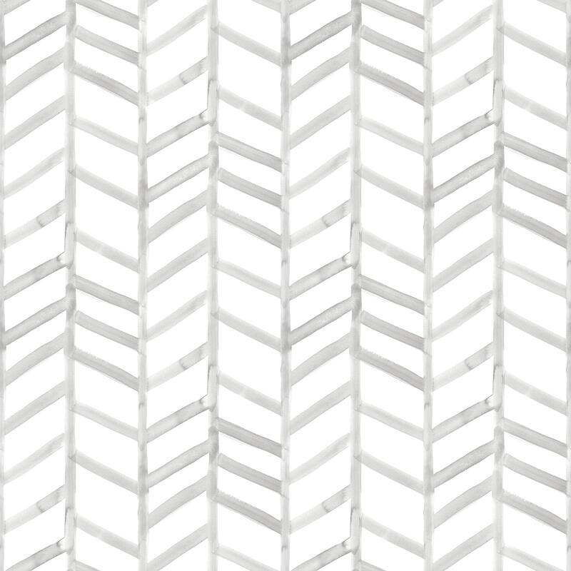 Chesapeake Fletching Grey Geometric Wallpaper