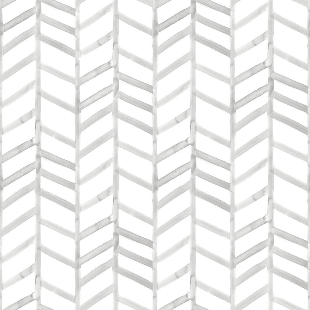 Chesapeake Fletching Grey Geometric Wallpaper