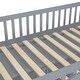 preview thumbnail 11 of 18, Twin Size Wood House Loft Bed with Ladder and Wardrobe, Grey
