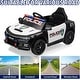 preview thumbnail 3 of 5, 12V Kids Ride-On Police Car with Remote Control, Flashing LED Lights, Powered Toy Vehicle