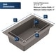 preview thumbnail 11 of 86, Karran Drop-In Quartz 33 in. 1-Hole Single Bowl Kitchen Sink Kit