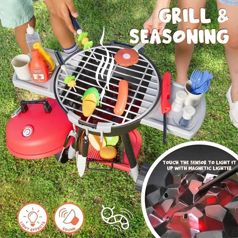 Kids BBQ Grill Set Outdoor Fun
