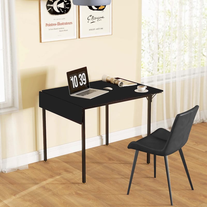 Industrial Folding Dining Table for 2 to 4,only table