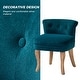 preview thumbnail 31 of 51, Xacobo Modern Velvet Tufted Vanity Stool with Wood Base by HULALA HOME