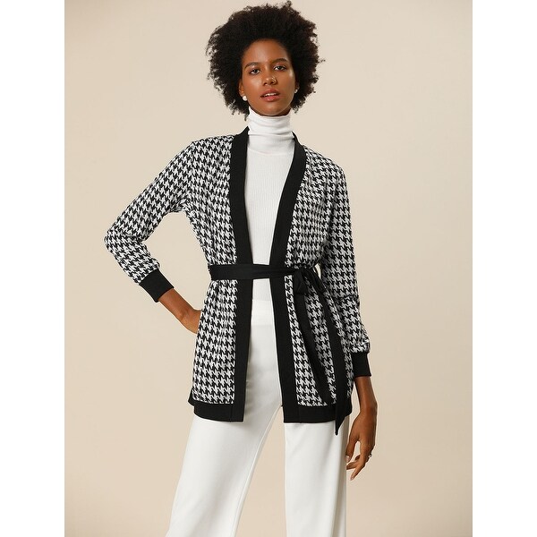 women's cardigan with tie belt