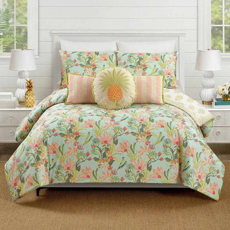 Spartina 449 Queenie Cabana Stripe Fringed Decorative Pillow