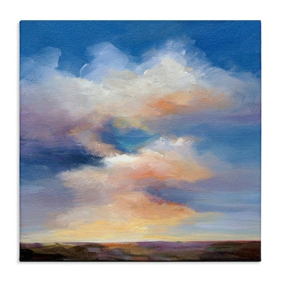 Stupell Luminous Sunset Clouds Canvas Wall Art Design By Karen Hale