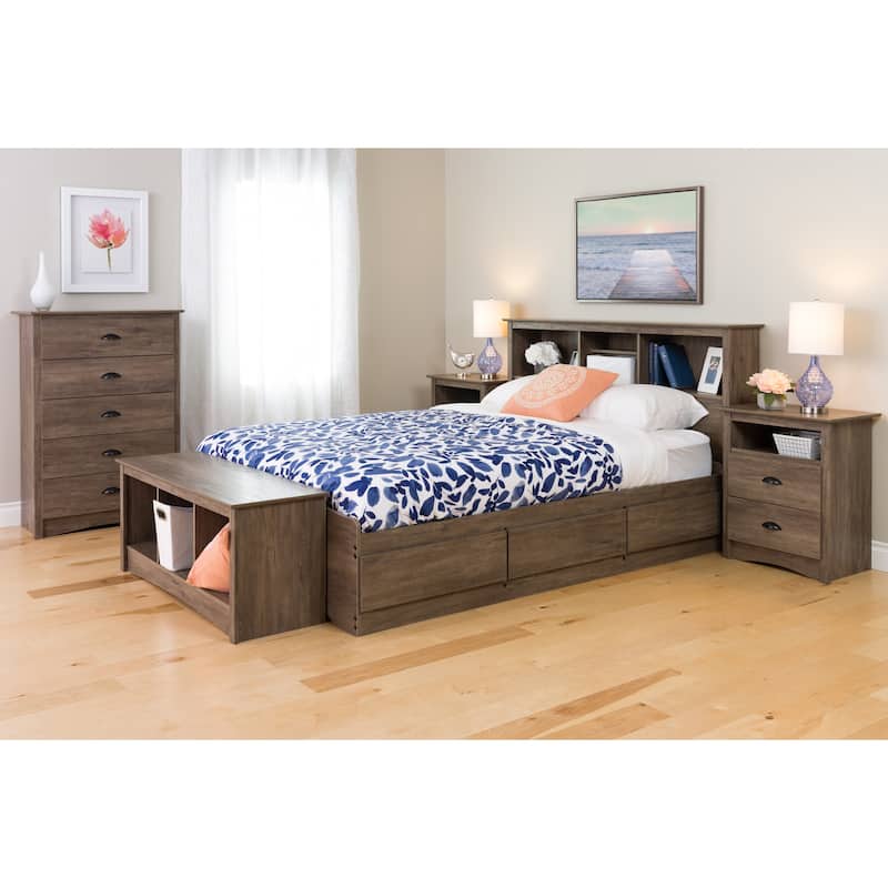 Driftwood Grey Double/Queen Headboard