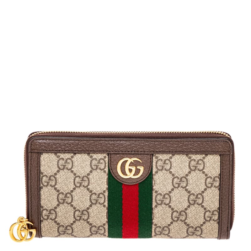 Gucci Ophidia GG Supreme Zip Around Wallet