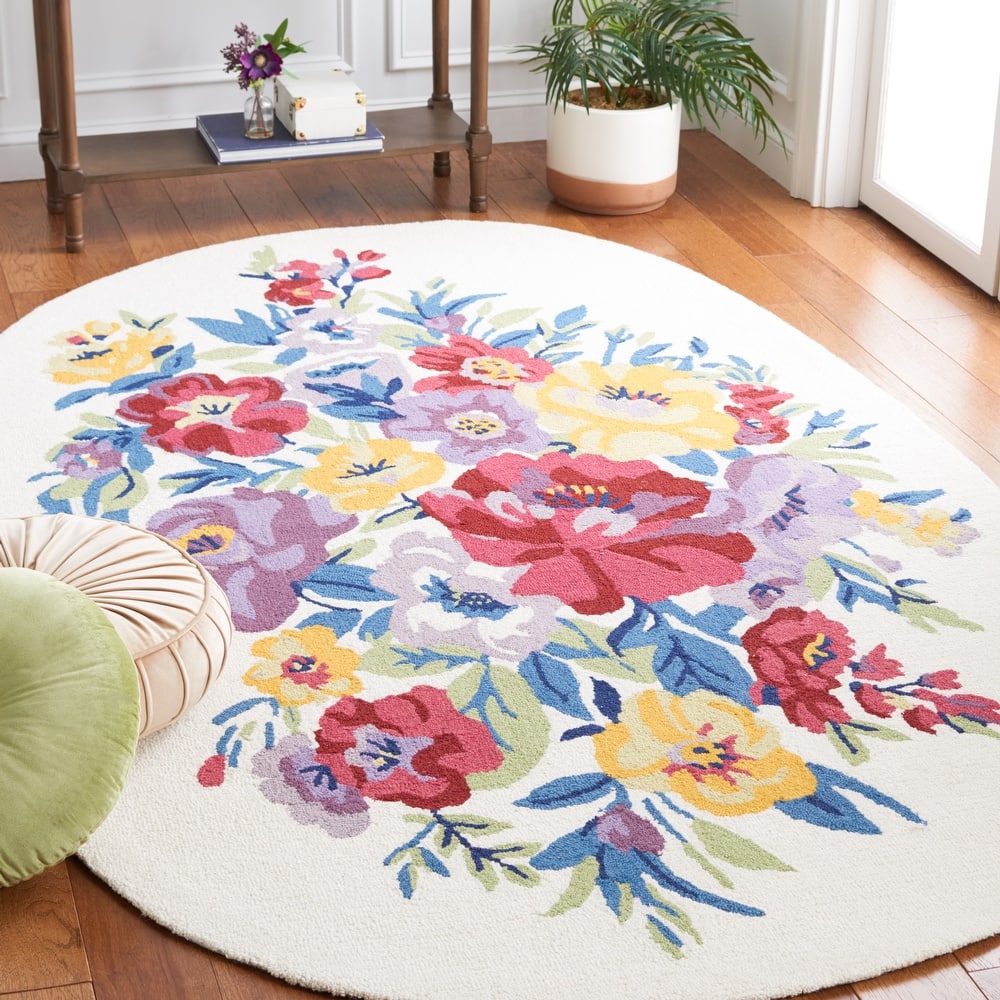 SAFAVIEH Handmade Chelsea Astronomy Floral Wool Rug