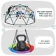 preview thumbnail 6 of 13, Hapfan 800lbs 10ft Climbing Dome Swing Set with Saucer Swing for Outdoor Backyard