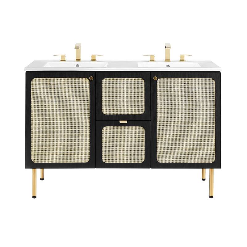 Chaucer 18"/24"/30"/36"/48"Single Basin/48" White Basin Bathroom Vanity