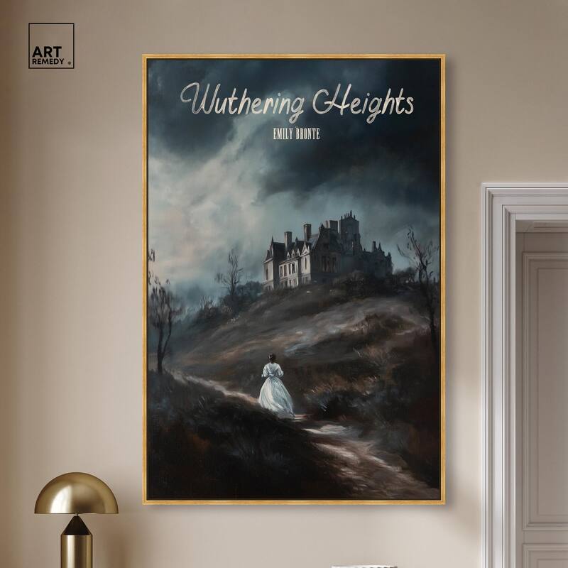 Wuthering Heights Cover Canvas by Art Remedy