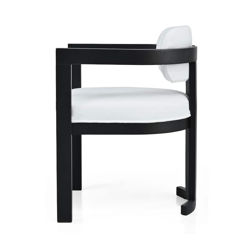 Christopher Knight Home - Evelyn Upholstered Rubberwood Dining Chairs for Stylish and Comfortable Dining Spaces (Set of 2)