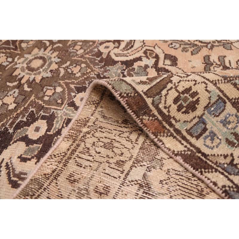 ECARPETGALLERY Hand-knotted Antalya Vintage Copper Wool Rug - 4'2 x 6'8