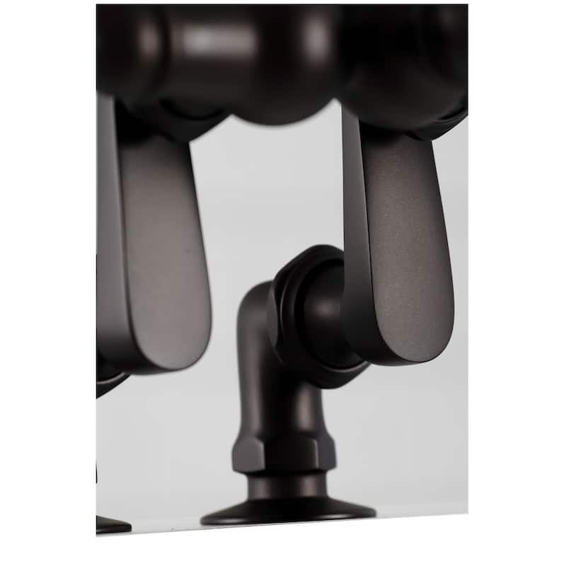 Kingston Brass Vintage Deck Mounted Clawfoot Tub Filler with Built-In