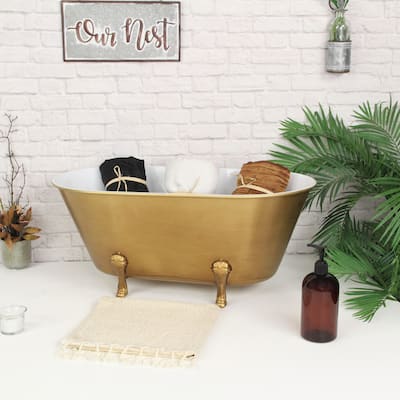 Lavade Golden Tub Décor