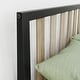 preview thumbnail 8 of 24, Max and Lily Scandinavian Twin-Size Bed with Slatted Headboard