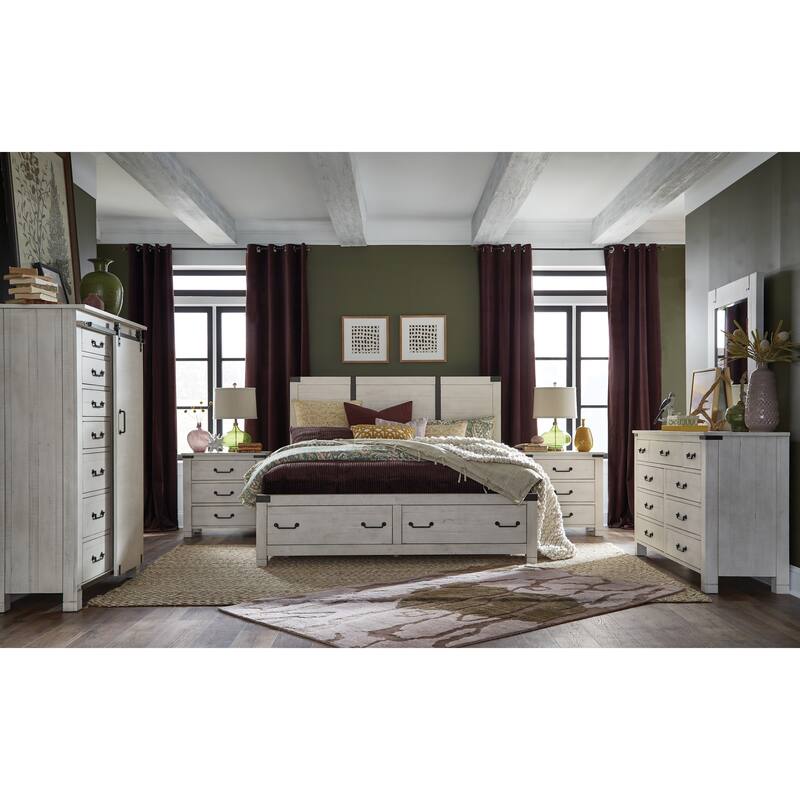 Magnussen Home Chesters Mill Alabaster Drawer Nightstand
