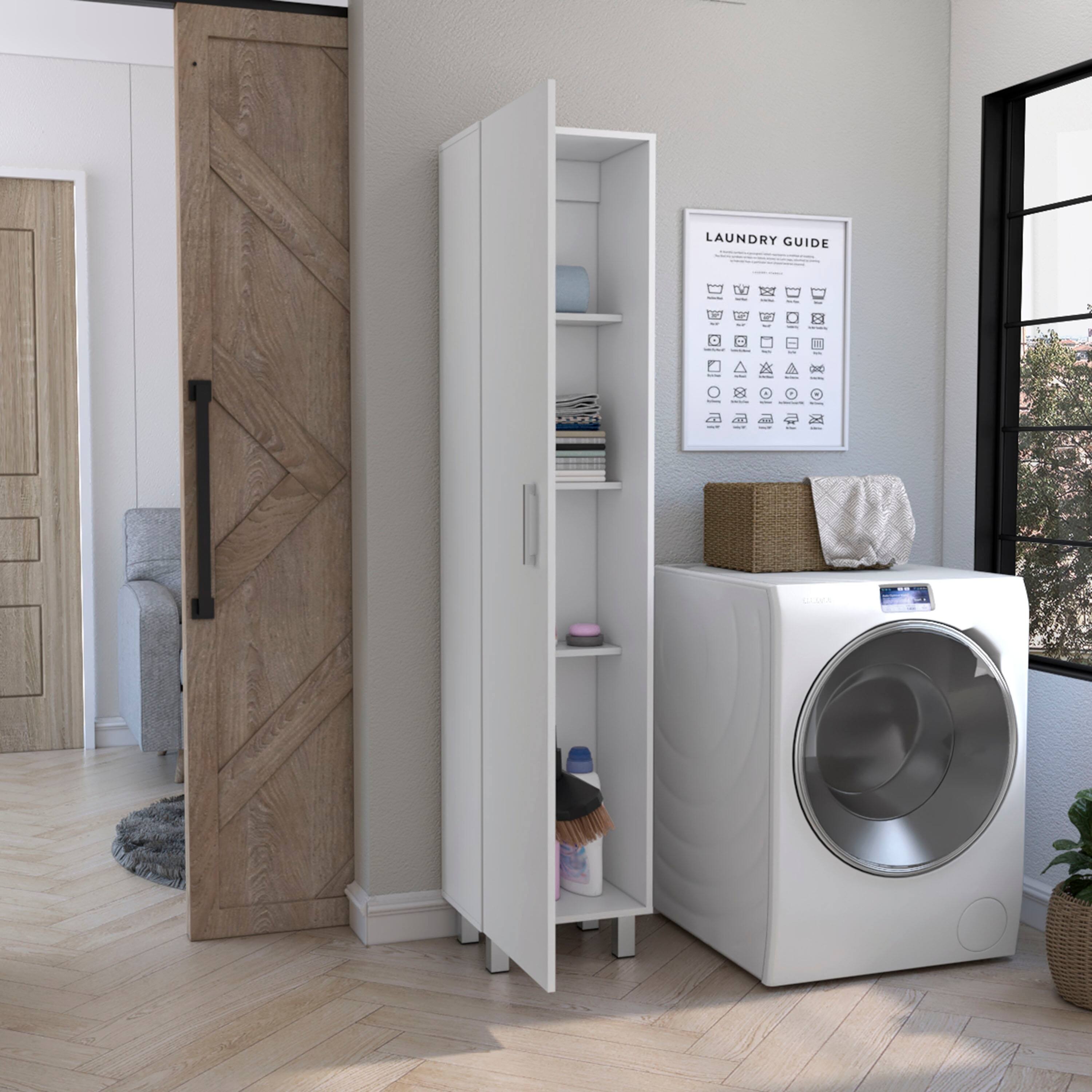 Narrow Versatile Sorting Storage Cabinets with Enclosed Storage