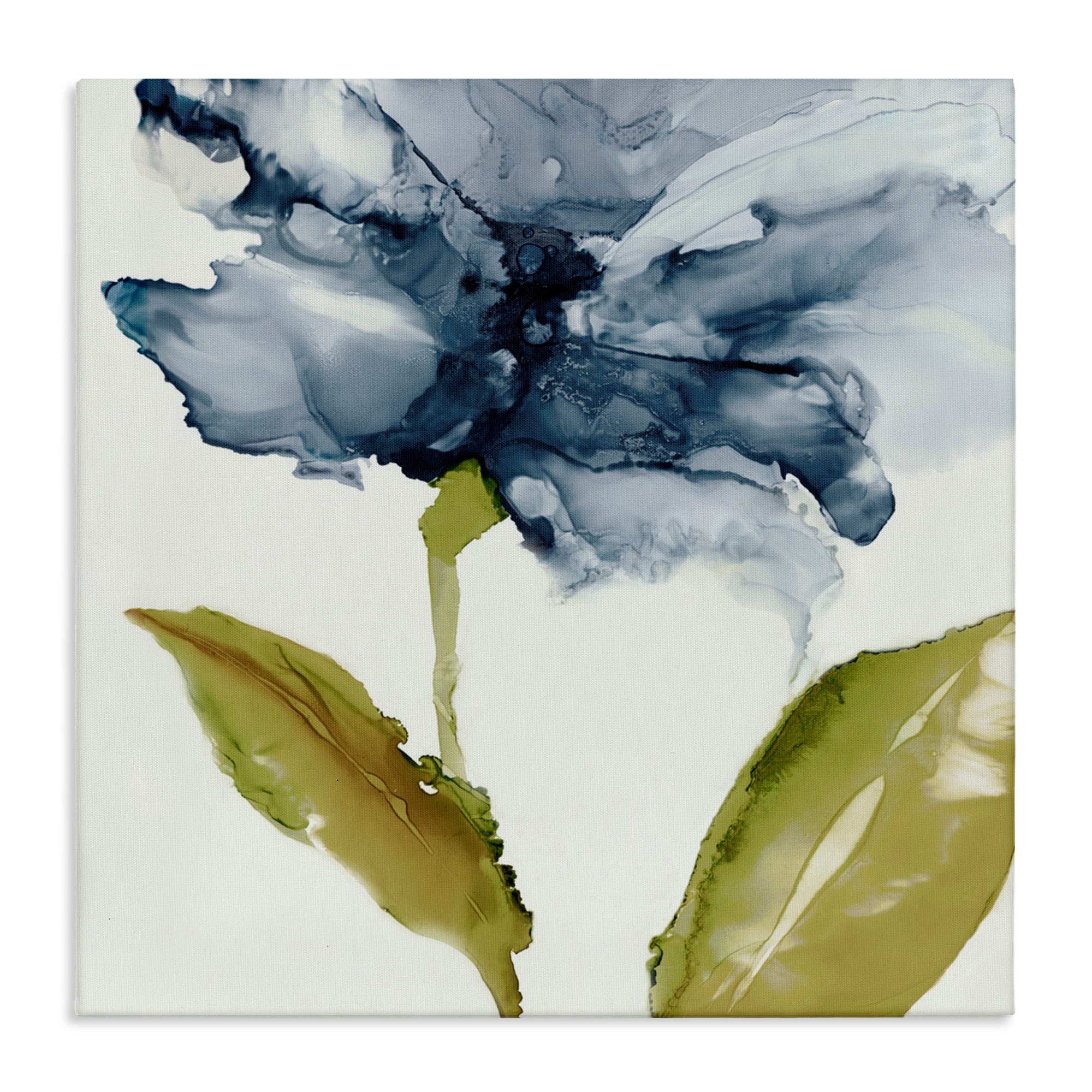 Stupell Fluid Flower Abstraction Canvas Wall Art Design By Jacob Q