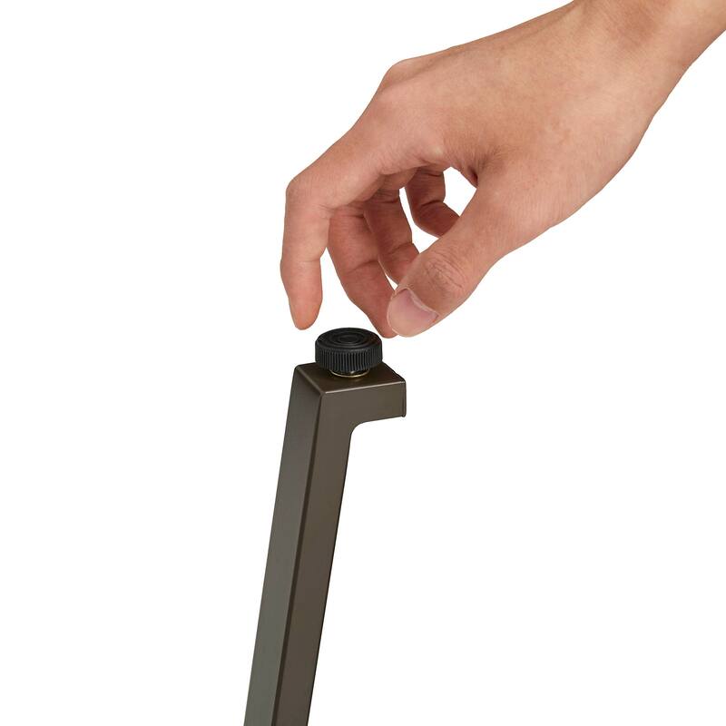 Glitzhome Industrial Rustic High Bar Stools with Wood Seat