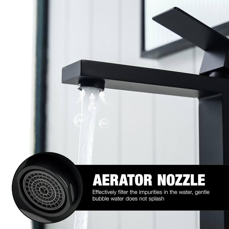 Topcraft Stainless Steel Single Handle Bathroom Sink Faucet