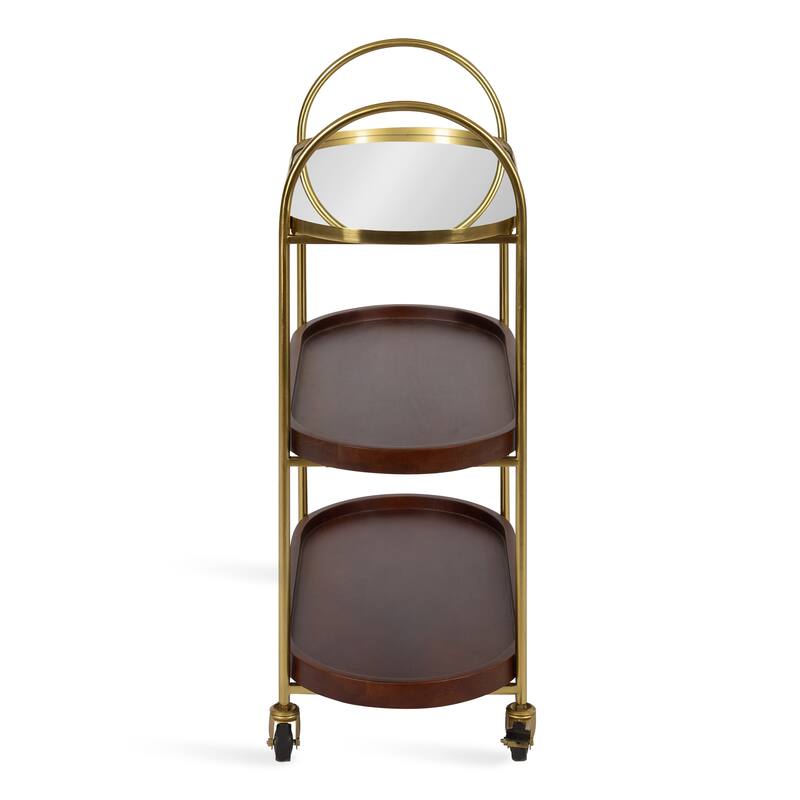 Kate and Laurel Maxfield Bar Cart - 26x13x36