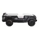 preview thumbnail 35 of 35, Zemo Novelty Twin Faux Leather Upholstered Off-Road SUV Kid Bed with Light and Sound Functions by Furniture of America