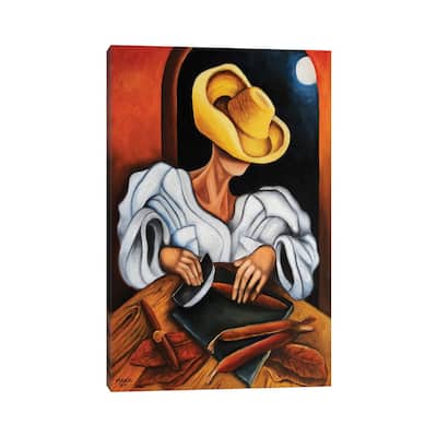 iCanvas "Making Cigars" by Dixie Miguez Canvas Print