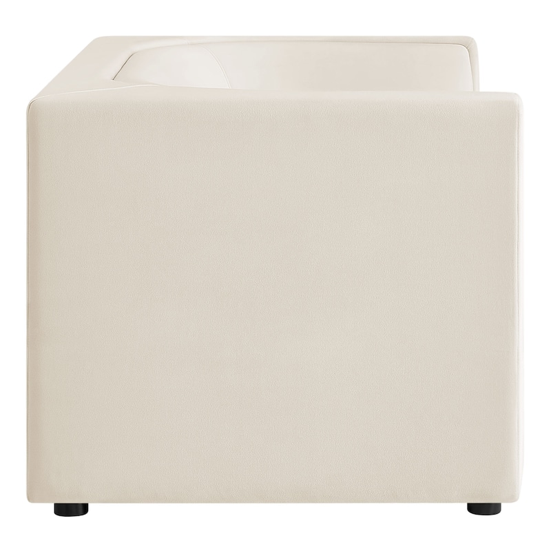 Hilda 67" Curved Back Performance Velvet Loveseat