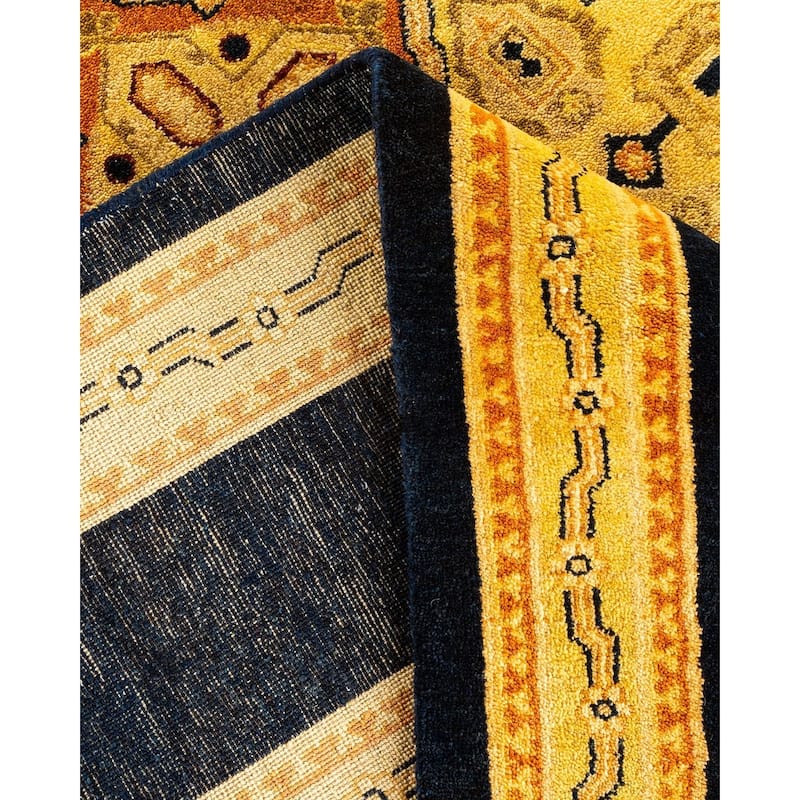 Overton Hand Knotted Wool Vintage Inspired Traditional Ottoman Multi Area Rug - 8' 2" x 10' 2"