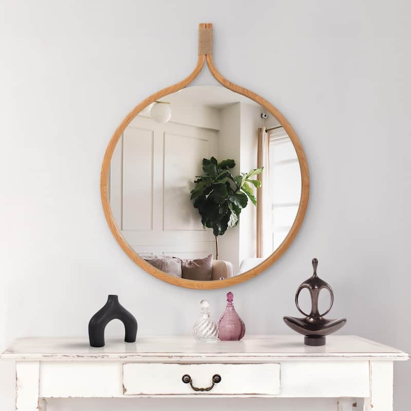 Ulah Round Mirror - 37H X 29W X 1D