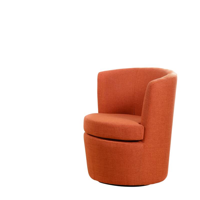 StyleCraft Barrel Swivel Accent Chair