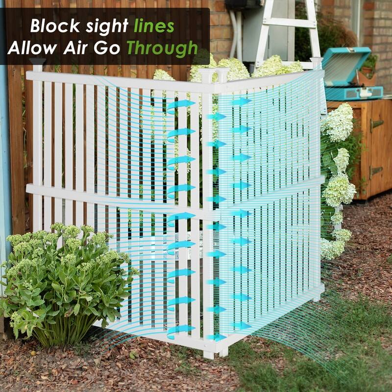2PCS Privacy Fence Panels Screen Outside