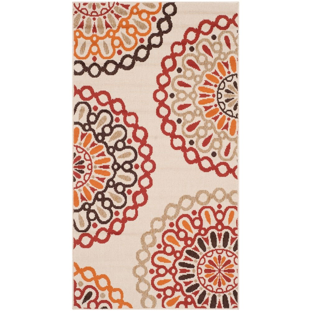 SAFAVIEH Veranda Elsi Geometric Medallion Indoor/Outdoor Area Rug