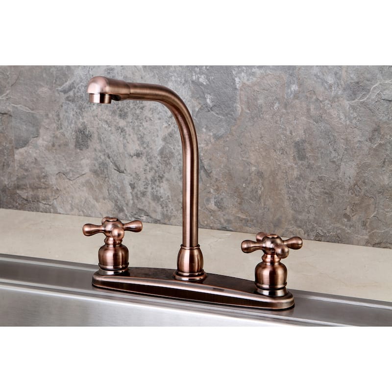 Victorian 8 in. Centerset Kitchen Faucet