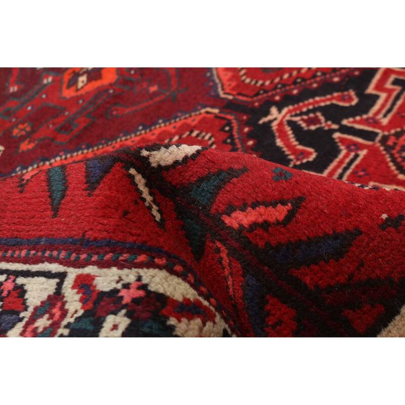 ECARPETGALLERY Hand-knotted Melis Vintage Red Wool Rug - 3'4 x 5'2