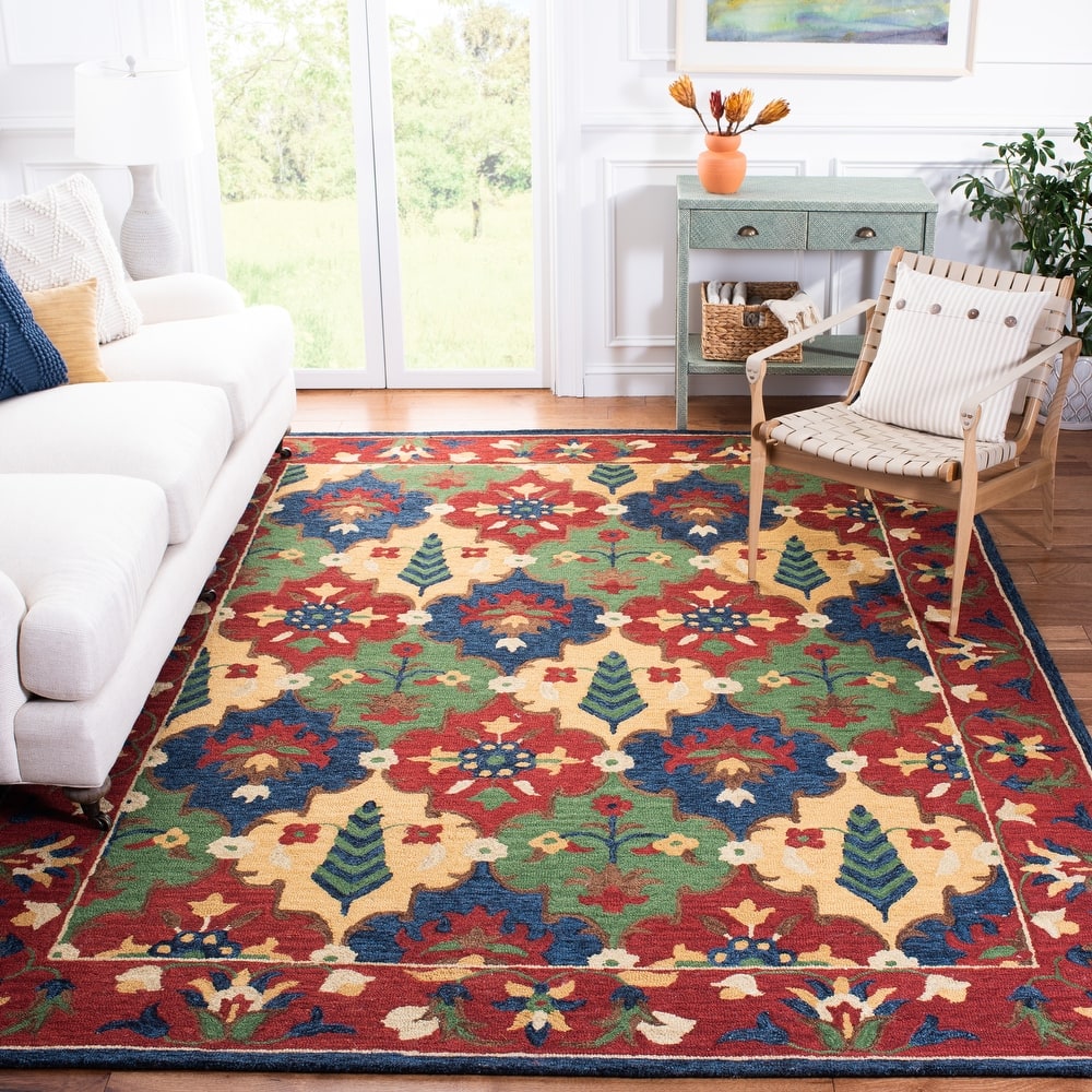 SAFAVIEH Handmade Heritage Piazza Traditional Wool Rug