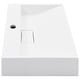 preview thumbnail 4 of 51, vidaXL Wash Basin Mineral Cast/Marble Cast White Washroom Sink Multi Sizes