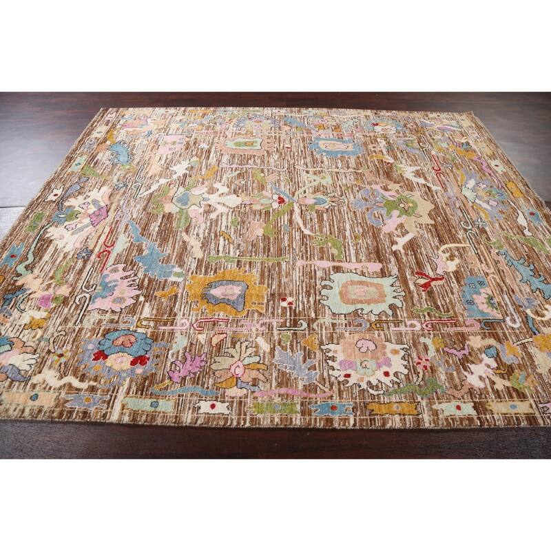 Vegetable Dye Traditional Ziegler Oriental Area Rug Wool Hand-knotted - 8'2" x 9'9"